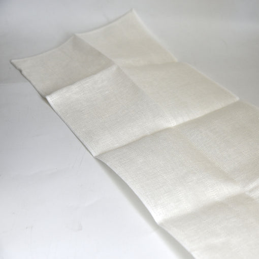 White Hemp Body Wash Towel