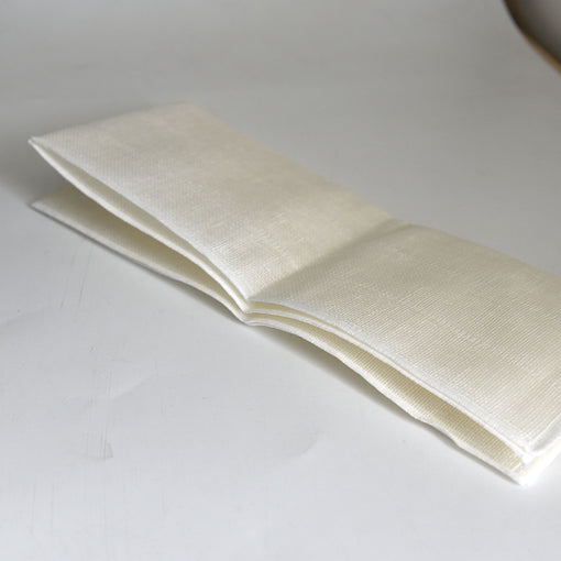 White Hemp Body Wash Towel