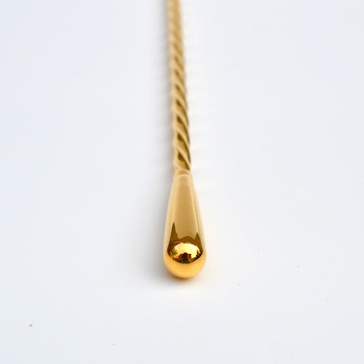 24K Gold Teardrop Barspoon
