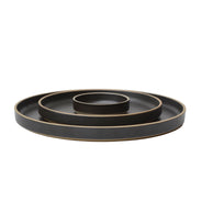 Hasami Black Plate 3-1/3" HPB001