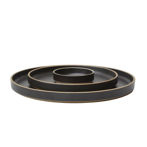 Hasami Black Plate 3-1/3" HPB001