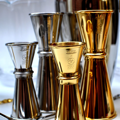 Umami Mart 24K Gold-Plated 0.75/0.5 oz Jigger