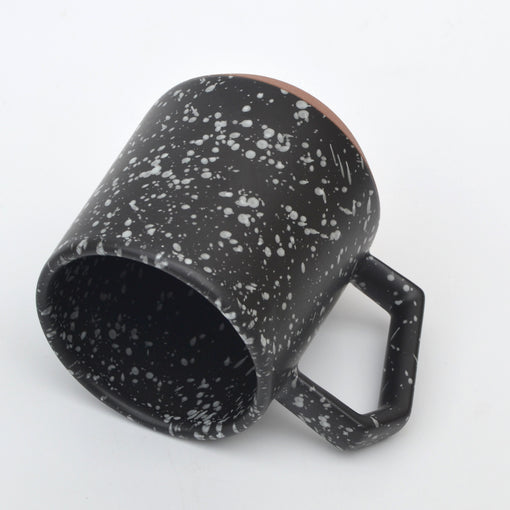 Splash Black White Chips Mug