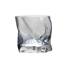 Crumple Old Fashioned Glass