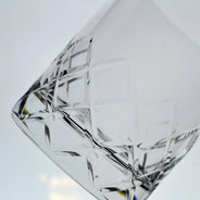Hard Strong Diamond Cut XL Rocks Glass (6-Pack)