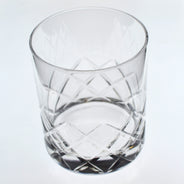 Hard Strong Diamond Cut XL Rocks Glass (6-Pack)