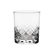 Hard Strong Diamond Cut XL Rocks Glass (6-Pack)