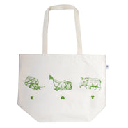 Wormfun EAT Tote for Umami Mart 100% Cotton Bag