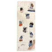 Edo Fashion Cat Tenugui
