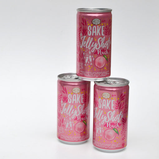 Ikezo Peach Sparkling Jelly Sake (Six Pack CAN 180ml)