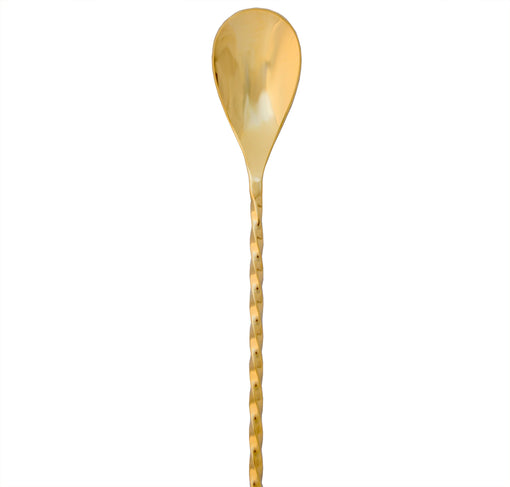 24K Gold Teardrop Barspoon