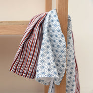 Red Stripes Terry Tenugui